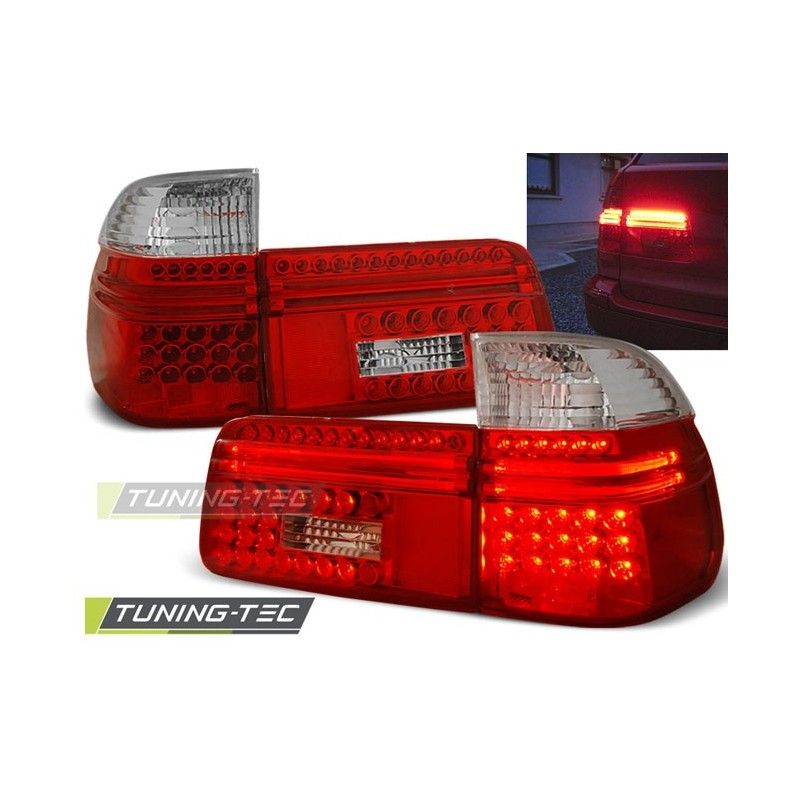 LED TAIL LIGHTS RED WHITE fits BMW E39 97-08.00 TOURING, Serie 5 E39