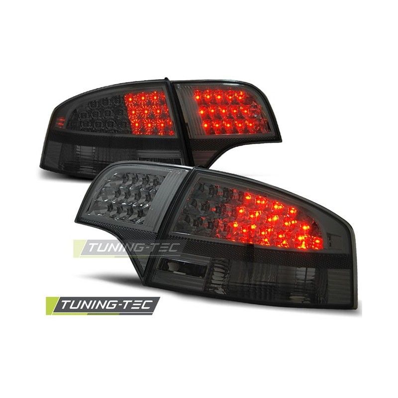 LED TAIL LIGHTS SMOKE fits AUDI A4 B7 11.04-11.07 SEDAN, A4 B7 04-08