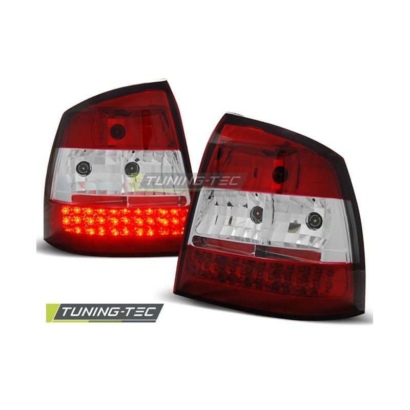 OPEL ASTRA G 09.97-02.04 RED WHITE LED, Astra G