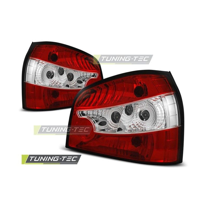 TAIL LIGHTS RED WHITE fits AUDI A3 8L 08.96-08.00, A3 8L 96-03