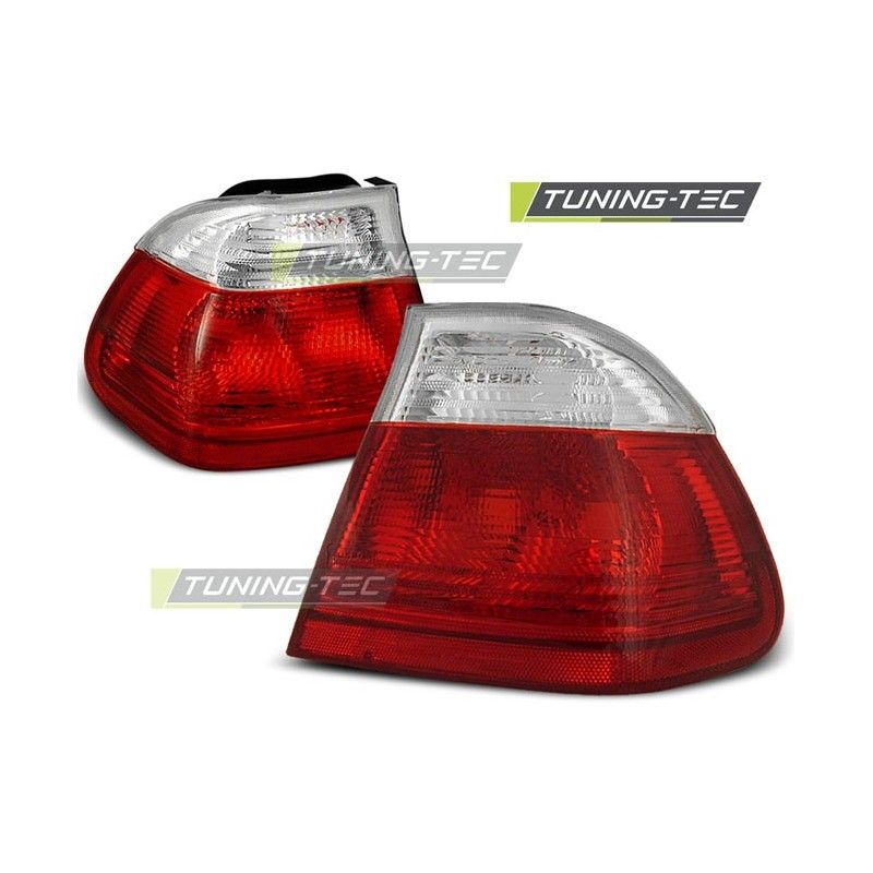 TAIL LIGHTS RED WHITE fits BMW E46 05.98-08.01 SEDAN, Eclairage Bmw