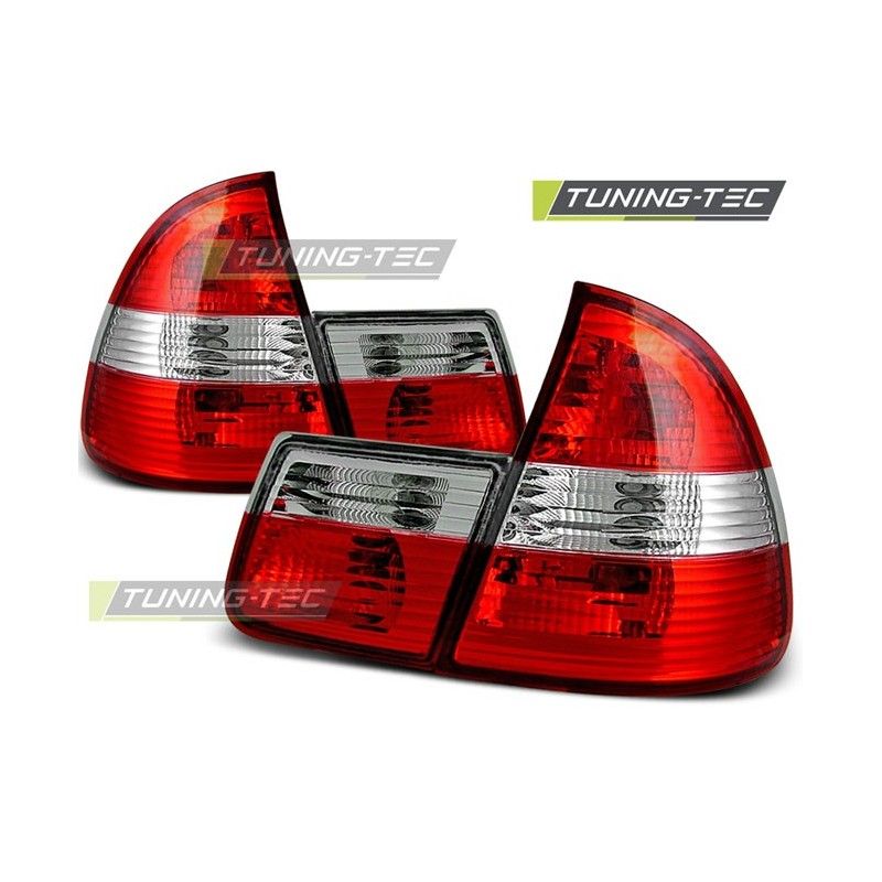 TAIL LIGHTS RED WHITE fits BMW E46 99-05 TOURING, Serie 3 E46 Berline/Touring