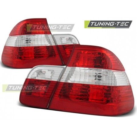 TAIL LIGHTS RED WHITE fits BMW E46 05.98-08.01 SEDAN, Eclairage Bmw