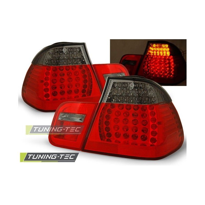 LED TAIL LIGHTS RED SMOKE fits BMW E46 05.98-08.01 SEDAN, Serie 3 E46 Berline/Touring