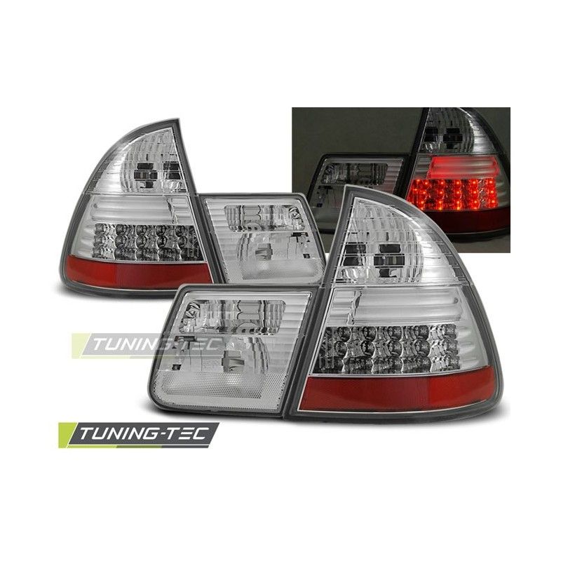 LED TAIL LIGHTS CHROME fits BMW E46 99-05 TOURING, Eclairage Bmw