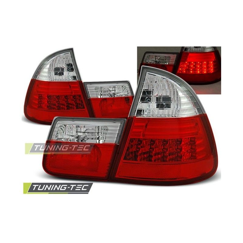 LED TAIL LIGHTS RED WHITE fits BMW E46 99-05 TOURING, Eclairage Bmw