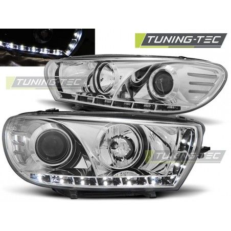 HEADLIGHTS DAYLIGHT CHROME fits VW SCIROCCO 08-04.14, Scirocco