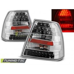 LED TAIL LIGHTS CHROME fits VW BORA 09.98-07.05, Eclairage Volkswagen