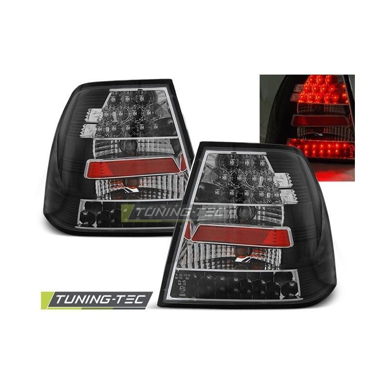 LED TAIL LIGHTS BLACK fits VW BORA 09.98-07.05, Eclairage Volkswagen