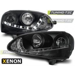 XENON HEADLIGHTS DAYLIGHT BLACK fits VW GOLF 5 03-08, Golf 5