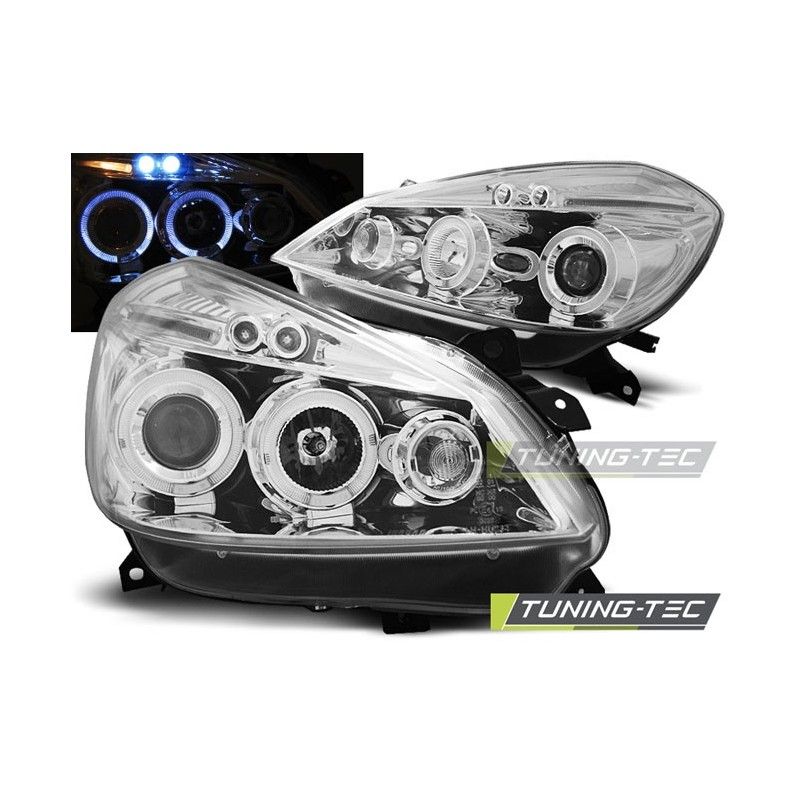 RENAULT CLIO 3 05-09 CHROME ANGEL EYES, Clio III 05-14