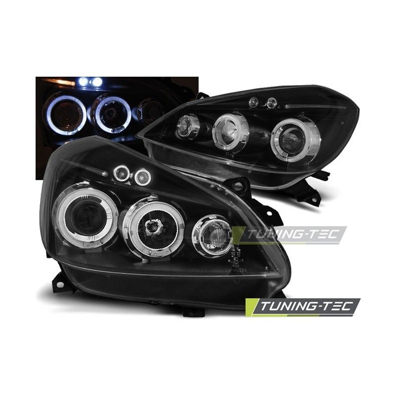 RENAULT CLIO 3 05-09 BLACK ANGEL EYES, Clio III 05-14