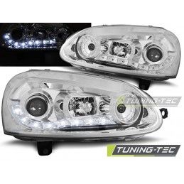 HEADLIGHTS DAYLIGHT CHROME fits VW GOLF 5, Golf 5