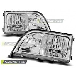 HEADLIGHTS CHROME fits MERCEDES W140 S-KLASA 03.91-10.98, Classe S w126/W140