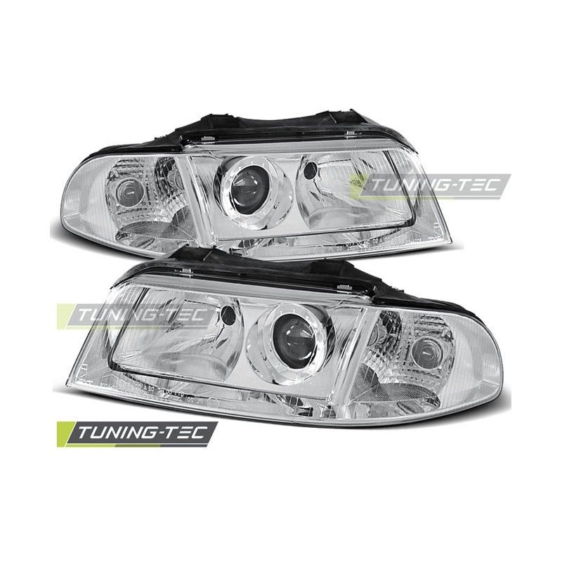 HEADLIGHTS CHROME fits AUDI A4 01.99-11.00, A4 B5 94-01