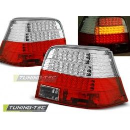 LED TAIL LIGHTS RED WHITE fits VW GOLF 4 09.97-09.03, Golf 4