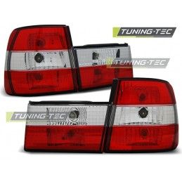 TAIL LIGHTS RED WHITE fits BMW E34 02.88-12.95 SEDAN, Serie 5 E34