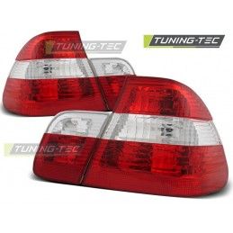 TAIL LIGHTS RED WHITE fits BMW E46 09.01-03.05, Eclairage Bmw