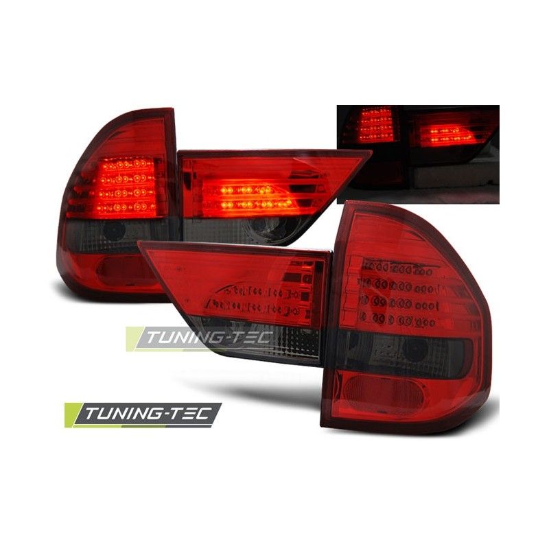 LED TAIL LIGHTS RED SMOKE fits BMW X3 E83 01.04-06, Eclairage Bmw