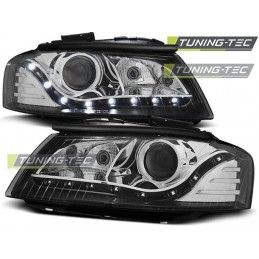 HEADLIGHTS DAYLIGHT BLACK fits AUDI A3 8P 05.03-03.08, A3 8P 03-08