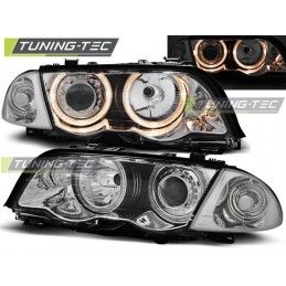 HEADLIGHTS ANGEL EYES CHROME fits BMW E46 05.98-08.01 S/T, Serie 3 E46 Berline/Touring