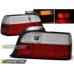 LED TAIL LIGHTS RED WHITE fits BMW E36 12.90-08.99 COUPE, Serie 3 E36 Coupé/Cab