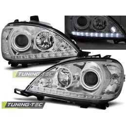 HEADLIGHTS DAYLIGHT CHROME fits MERCEDES W163 ML M-KLASA 03.98-08.01, ML W163