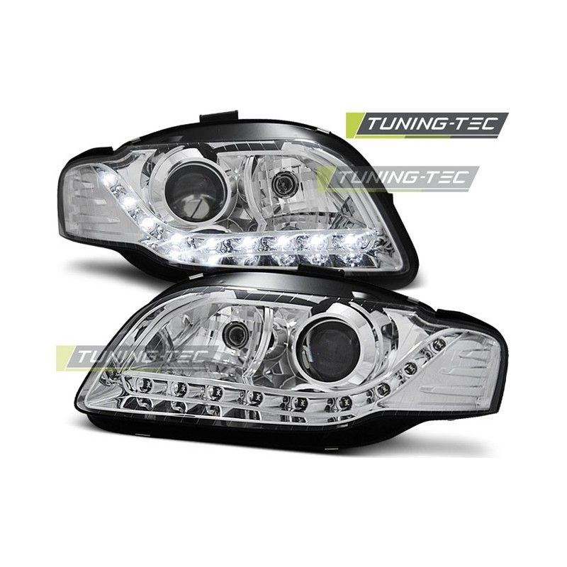 HEADLIGHTS DAYLIGHT CHROME fits AUDI A4 B7 11.04-03.08, A4 B7 04-08