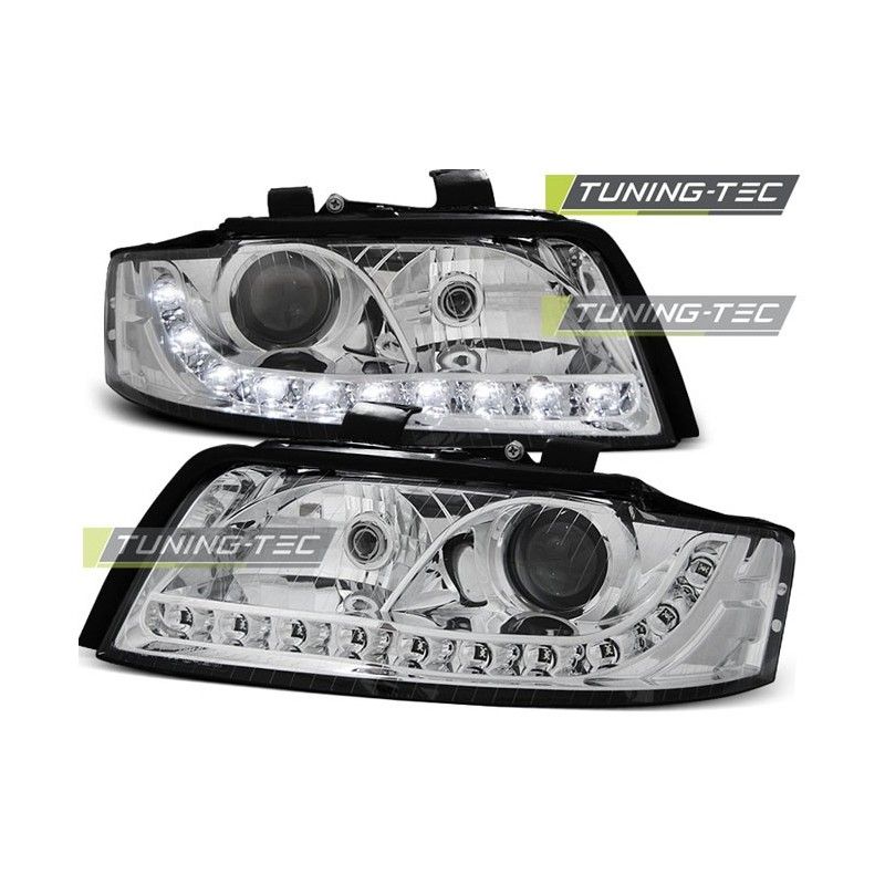 HEADLIGHTS DAYLIGHT CHROME fits AUDI A4 10.00-10.04, A4 B6 00-05