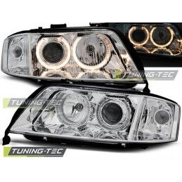 HEADLIGHTS ANGEL EYES CHROME fits AUDI A6 05.97-06.01, A6 4B C5 97-04