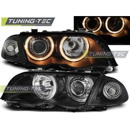 HEADLIGHTS ANGEL EYES BLACK fits BMW E46 05.98-08.01 S/T, Serie 3 E46 Berline/Touring