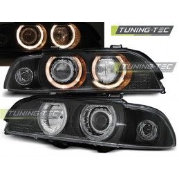 HEADLIGHTS ANGEL EYES BLACK fits BMW E39 09.95-06.03, Serie 5 E39