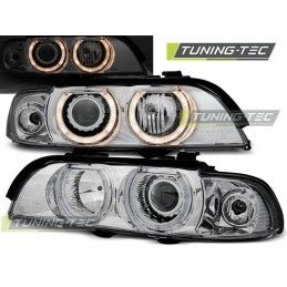 HEADLIGHTS ANGEL EYES CHROME fits BMW E39 09.95-06.03, Serie 5 E39