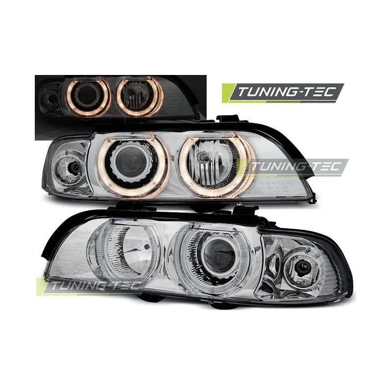 HEADLIGHTS ANGEL EYES CHROME fits BMW E39 09.95-06.03, Serie 5 E39