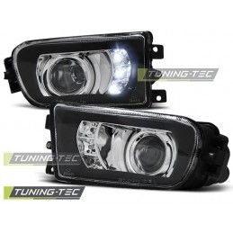 FOG LIGHTS BLACK LED fits BMW E39 09.95-06.03 / Z3 96-02, Serie 5 E39