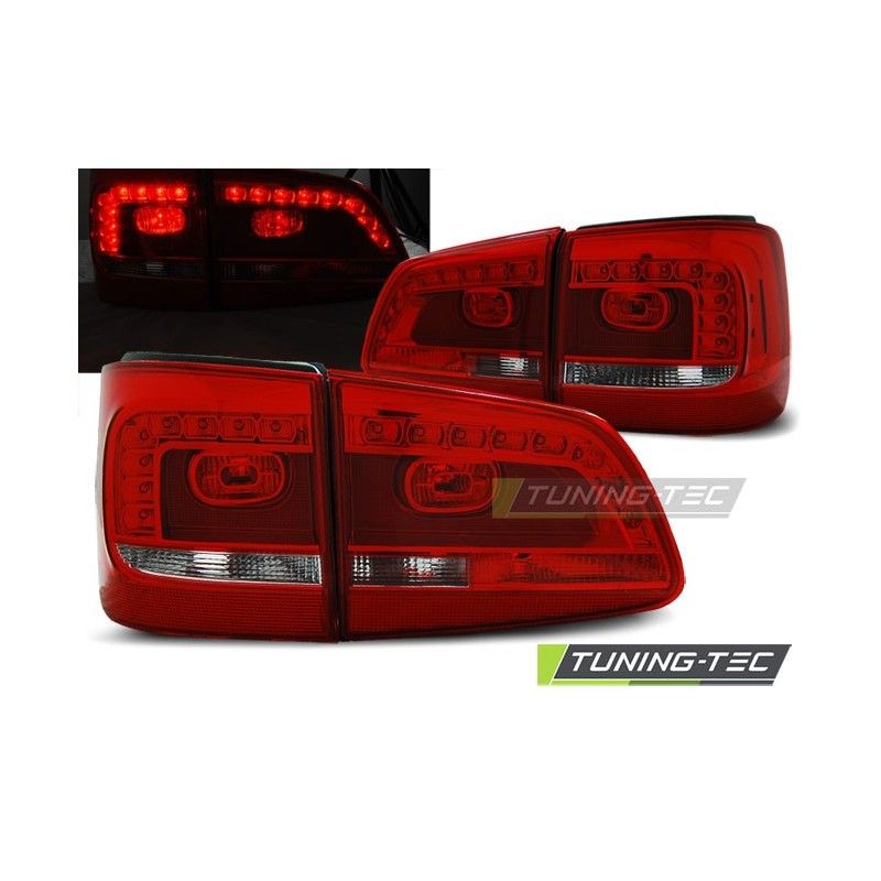 LED TAIL LIGHTS RED WHITE fits VW TOURAN 08.10- , Touran II 10-15