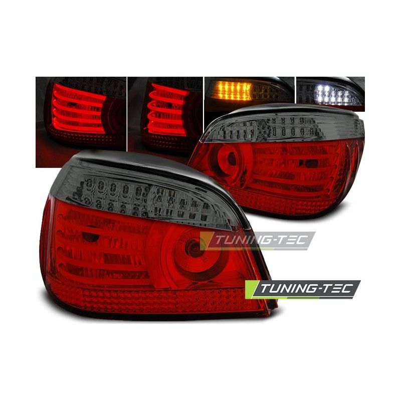LED TAIL LIGHTS RED SMOKE fits BMW E60 07.03-07, Serie 5 E60/61