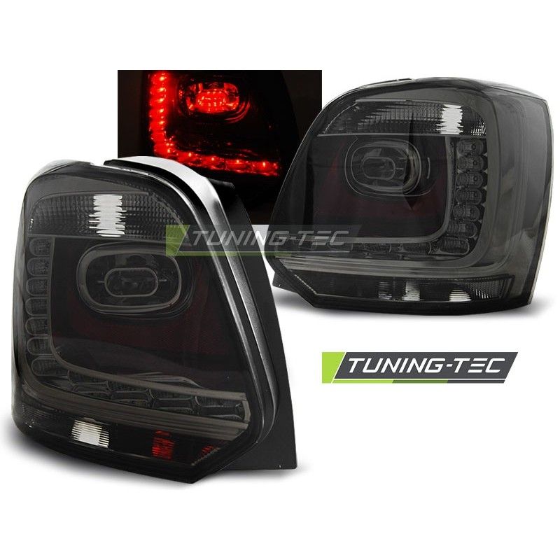 LED TAIL LIGHTS SMOKE fits VW POLO 09-14, Polo V 6R 09-14