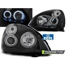 RENAULT CLIO II 06.01-09.05 ANGEL EYES CCFL BLACK, Clio II 98-05