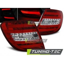 LED BAR TAIL LIGHTS RED WHIE fits MERCEDES C-KLASA W204 KOMBI 07-10, Classe C W204