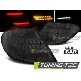 LED BAR TAIL LIGHTS SMOKE fits MERCEDES C-KLASA W204 SEDAN 07-10, Classe C W204