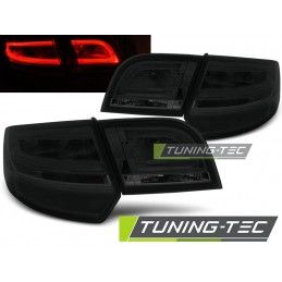 LED TAIL LIGHTS SMOKE fits AUDI A3 8P 04-08 SPORTBACK, A3 8P 03-08