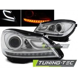 HEADLIGHTS CHROME fits MERCEDES W204 11-14 , Classe C W204