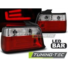 LED BAR TAIL LIGHTS RED WHIE fits BMW E36 12.90-08.99 SEDAN, Serie 3 E36 Berline/Compact