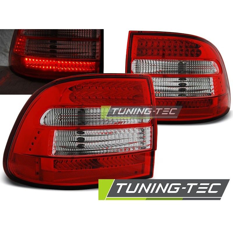 LED TAIL LIGHTS RED WHITE fits PORSCHE CAYENNE 02-06, Cayenne