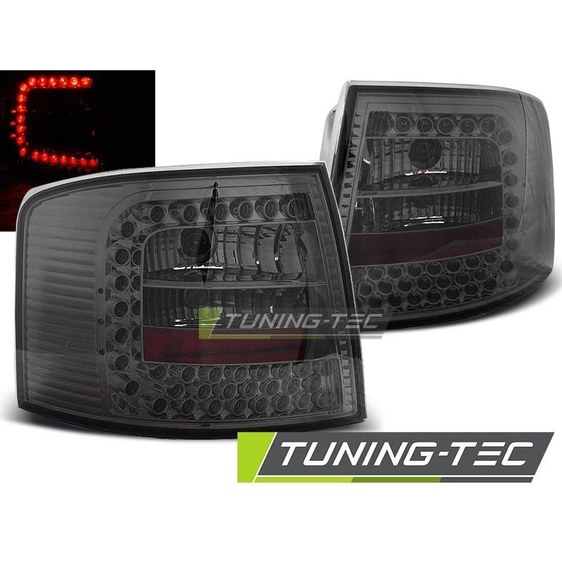 LED TAIL LIGHTS SMOKE fits AUDI A6 05.97-05.04 AVANT, A6 4B C5 97-04