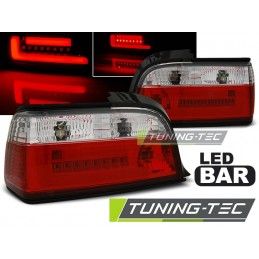 LED BAR TAIL LIGHTS RED WHIE fits BMW E36 12.90-08.99 C/C, Serie 3 E36 Coupé/Cab