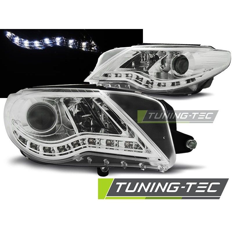 HEADLIGHTS DAYLIGHT CHROME fits VW PASSAT 08-12 CC, Passat B6 05-10 HEADLIGHTS DAYLIGHT CHROME fits VW PASSAT 08-12 CC, Passat B6 05-10
