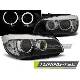 HEADLIGHTS ANGEL EYES LED BLACK fits BMW X1 E84 10.09-07.12, X1 - E84 (2009+)