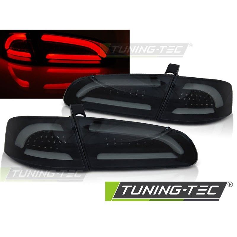 LED BAR TAIL LIGHTS SMOKE fits SEAT IBIZA 04.02 -08, Ibiza 6L 02-08